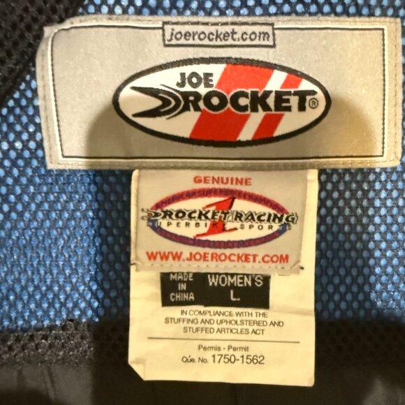 JOE ROCKET Womens Armored Motorcycle Jacket with Zip Out Liner & Padding Size L - Picture 12 of 13